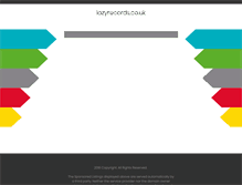 Tablet Screenshot of lazyrecords.co.uk